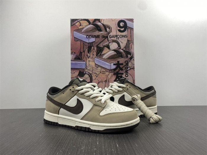 otomo katsuhiro x nike sb dunk low steamboy ost grey brown mocha  lf0039-001
