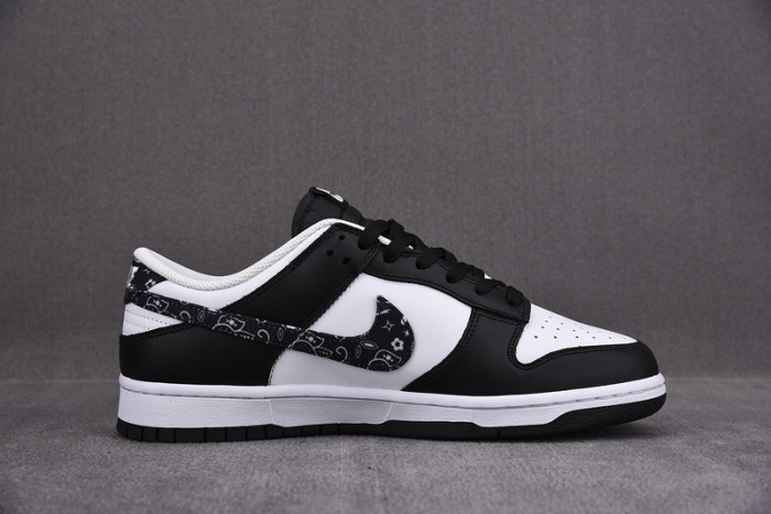 nike dunk low “black paisley” dh4401-100