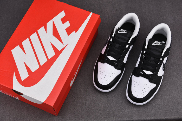nike dunk low “black paisley” dh4401-100