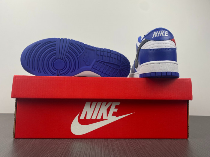 nike dunk low bright crimson game royal - cw1590-104