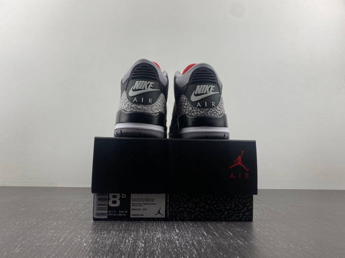 air jordan 3 retro black cement (2018) 854262-001