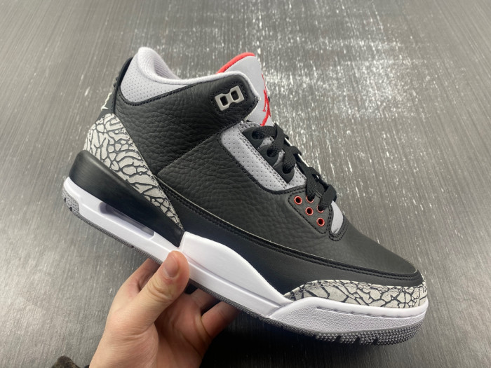air jordan 3 retro black cement (2018) 854262-001