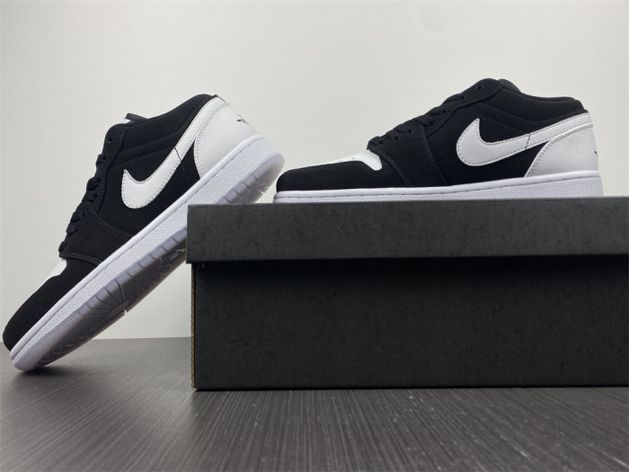 air jordan 1 low white/black dh6931-001