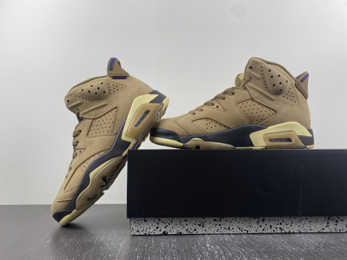 air jordan 6 gore-tex "brown kelp" fd1643-300