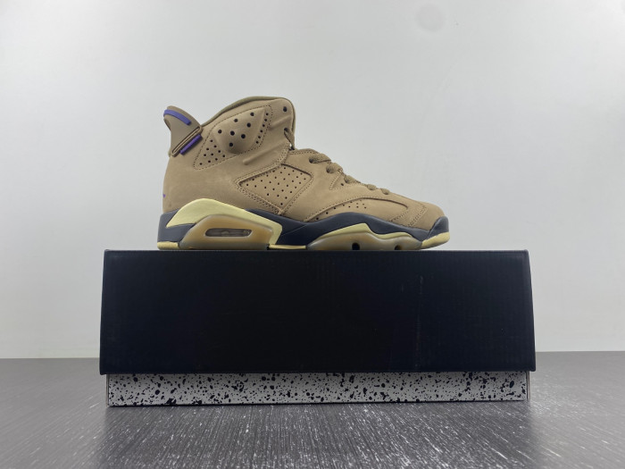 air jordan 6 gore-tex "brown kelp" fd1643-300