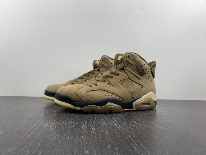 air jordan 6 gore-tex "brown kelp" fd1643-300