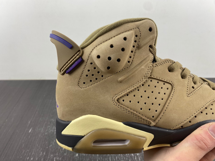 air jordan 6 gore-tex "brown kelp" fd1643-300