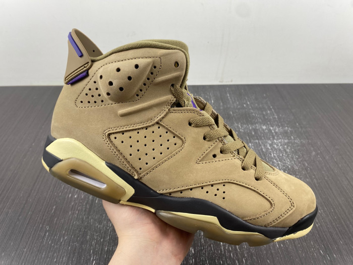 air jordan 6 gore-tex "brown kelp" fd1643-300