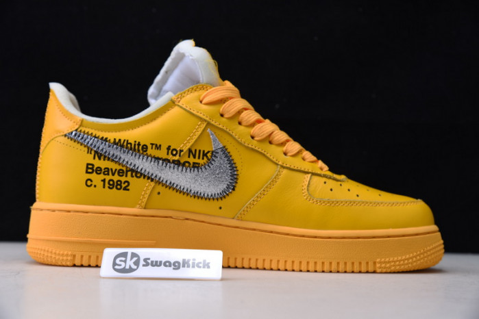ofw nike air force 1 university gold dd1876-700