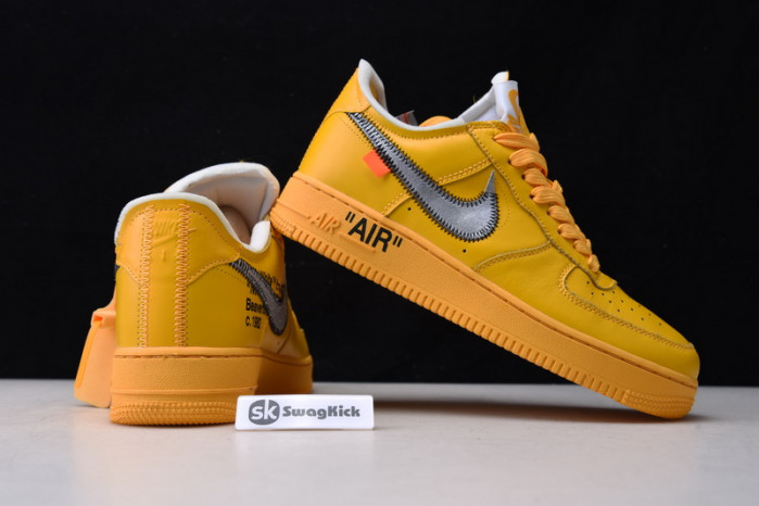 ofw nike air force 1 university gold dd1876-700