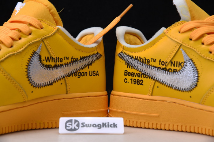 ofw nike air force 1 university gold dd1876-700