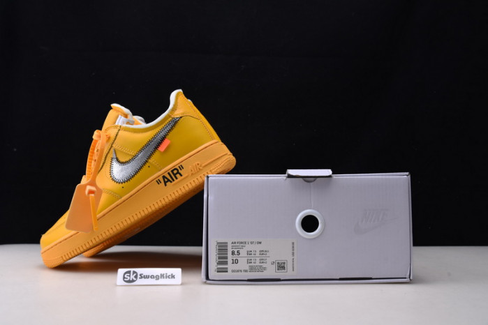 ofw nike air force 1 university gold dd1876-700