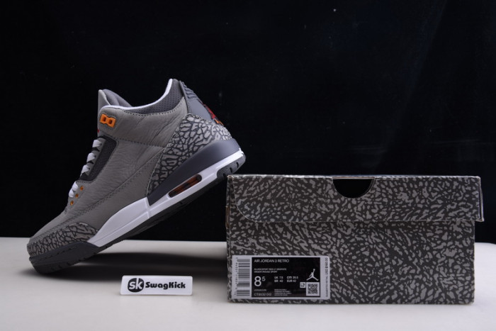 air jordan 3 retro cool grey (2021) ct8532-012