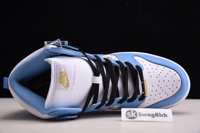 nike dunk high pro sb blue stars 307385-141