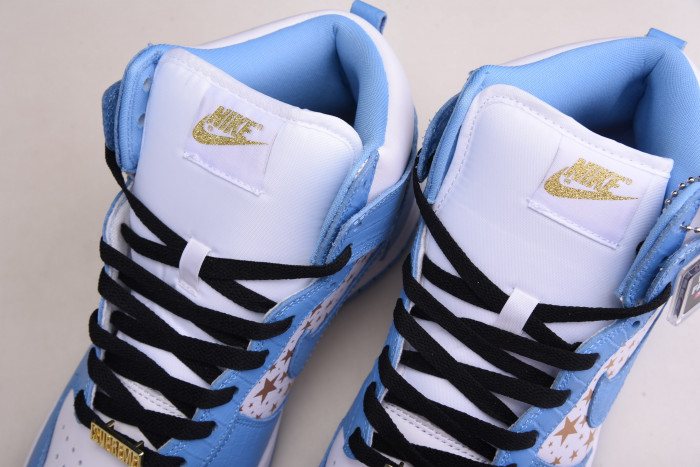 nike dunk high pro sb blue stars 307385-141