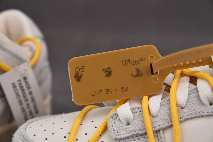 ofw x dunk low ''lot 39 of 50'' - nike - dj0950 109