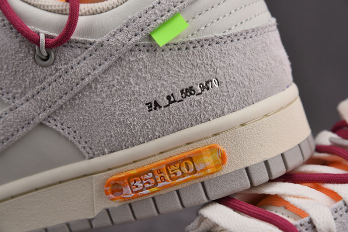 ofw x dunk low ''lot 35 of 50'' - nike - dj0950 114