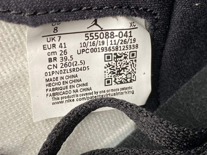 air jordan 1 retro high black game royal 555088-041