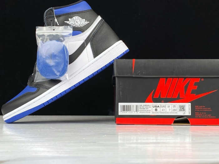 air jordan 1 retro high black game royal 555088-041