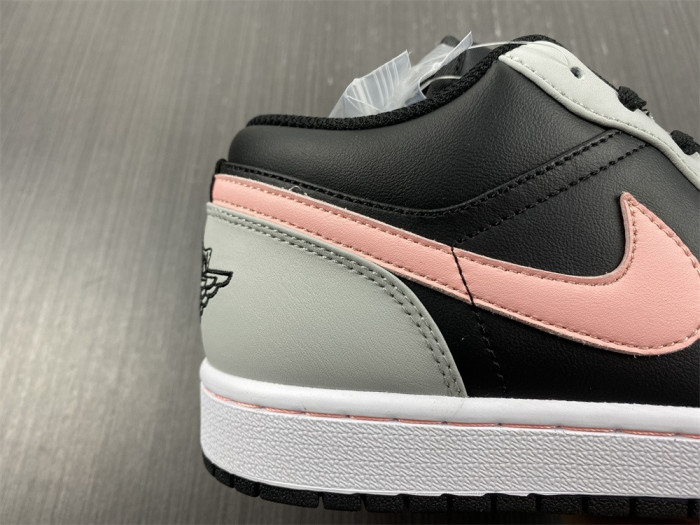 jordan 1 low black grey pink - 553558-062