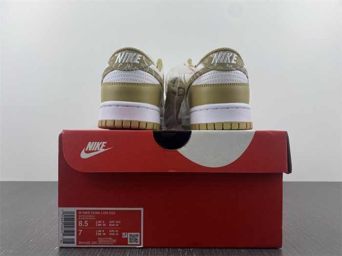 nike dunk low essential paisley pack barley  dh4401-104
