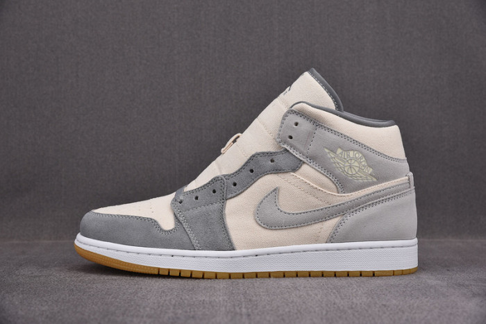 jordan 1 mid se coconut milk particle grey - dn4281-100