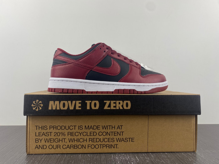 nike dunk low next nature dark red black dn1431-002