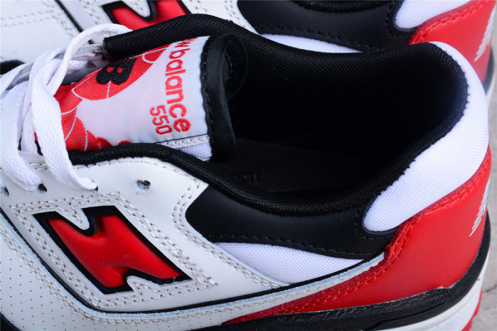 new balance 550 white red black bb550hr1