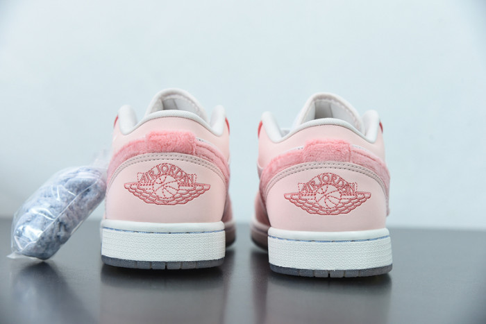 air jordan 1 low white pink grey  dm5443-666