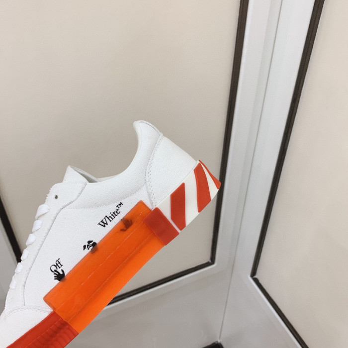 ofw calfskin vulcanized low sneakers