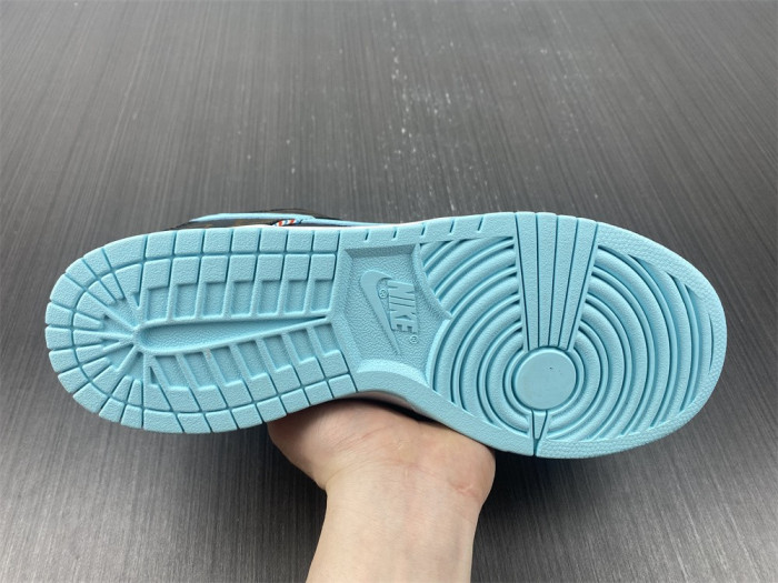 nike dunk low se barber shop black - dh7614-001