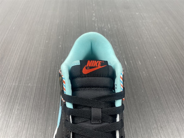 nike dunk low se barber shop black - dh7614-001