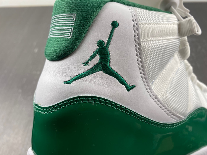 air jordan 11 retro white and green ct8012-113