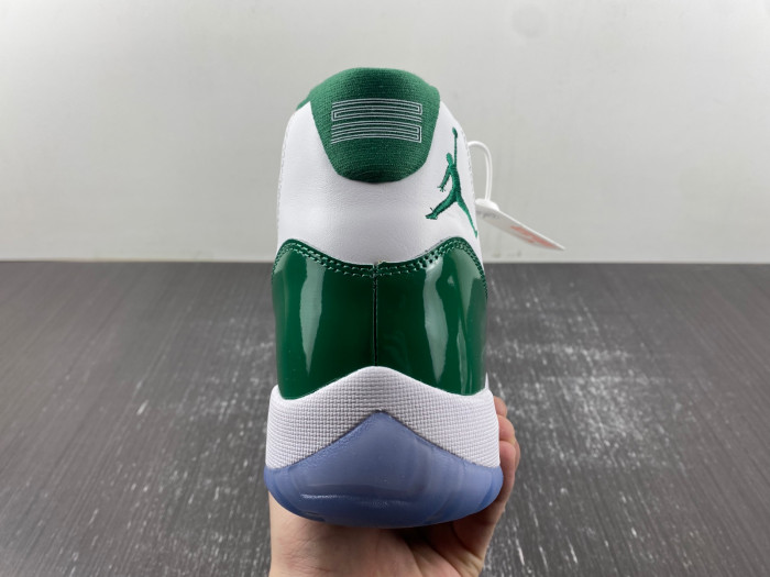 air jordan 11 retro white and green ct8012-113