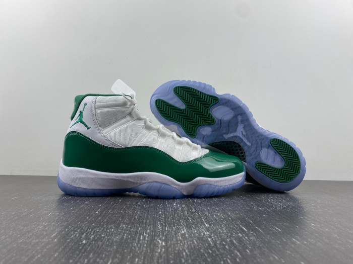 air jordan 11 retro white and green ct8012-113