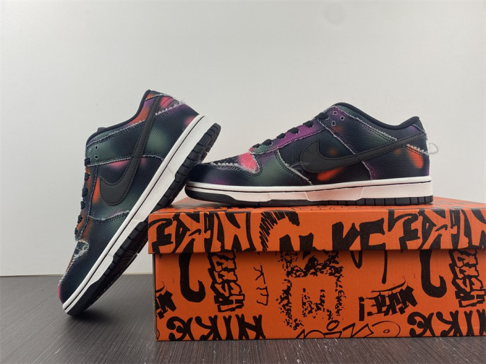 nike dunk low graffiti pink - dm0108-002