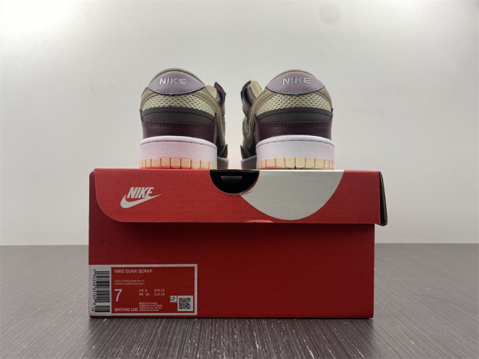 nike dunk low scrap latte - dh7450-100