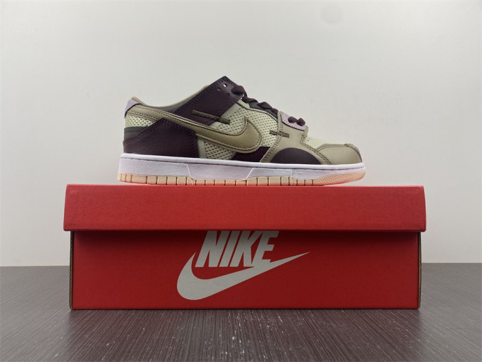 nike dunk low scrap latte - dh7450-100