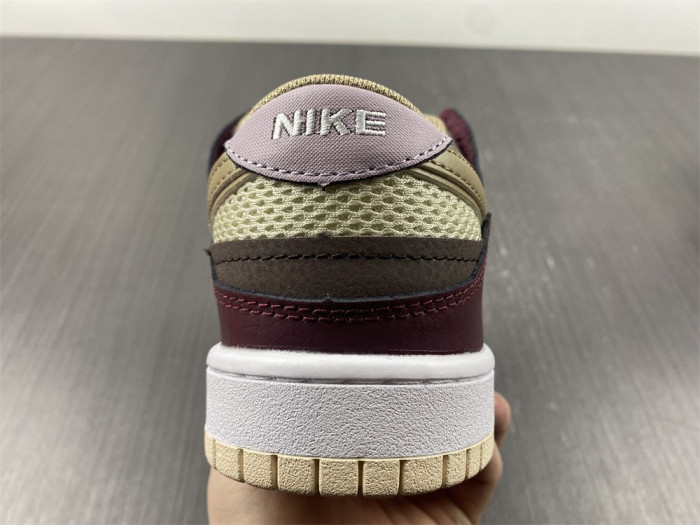 nike dunk low scrap latte - dh7450-100