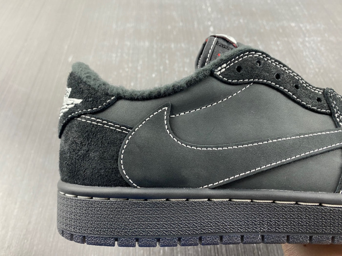 travis scott x air jordan 1 low “black phantom” dm7866-001