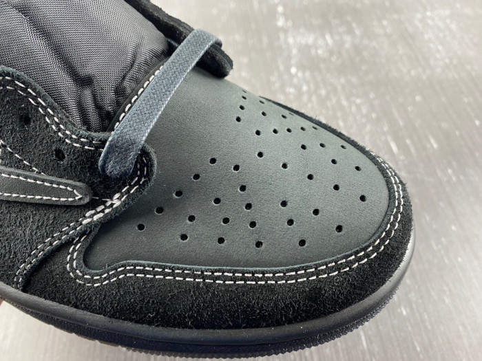 travis scott x air jordan 1 low “black phantom” dm7866-001