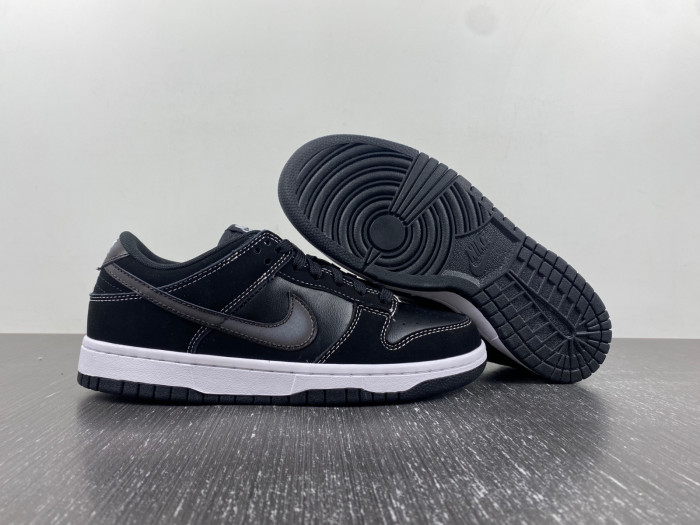 nike dunk low airbrush black- fd6923-001