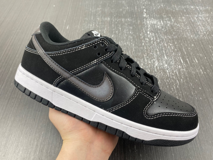 nike dunk low airbrush black- fd6923-001