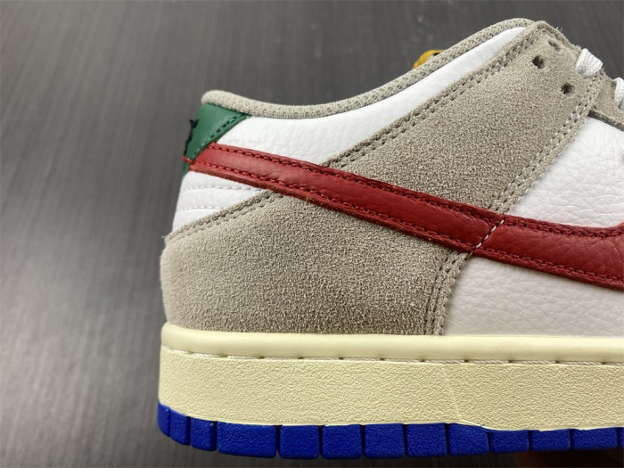 nike dunks low retro prm grey white blue  dx6037-781