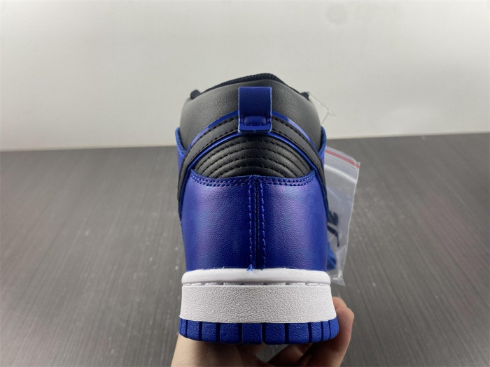 nike dunk high blue camo black/hyper royal-black-white - dd3359-001