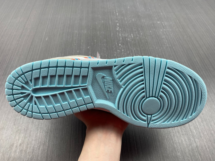 nike dunk low se barber shop grey - dh7614-500