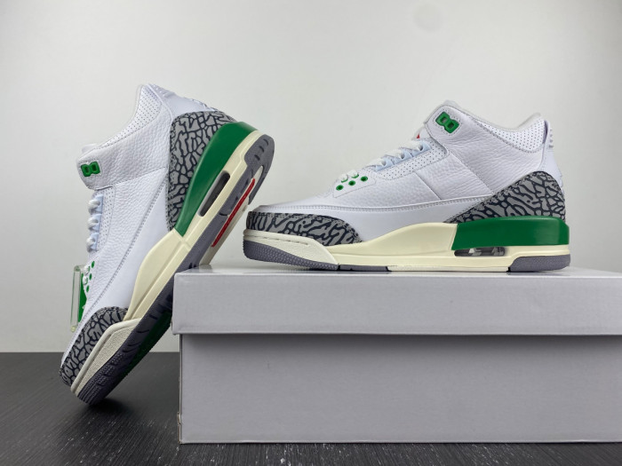 air jordan 3 lucky green wmns ck9246-136