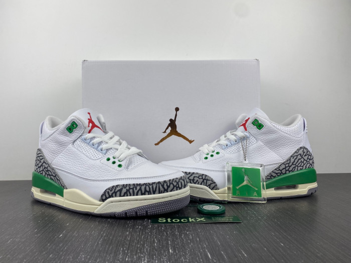 air jordan 3 lucky green wmns ck9246-136
