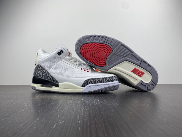 air jordan 3 “white cement reimagined” dn3707-100