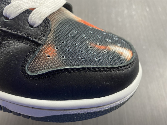 nike dunk low graffiti black red - dm0108-001